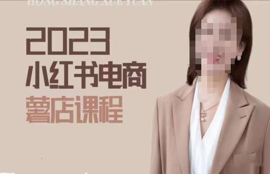 2023小红书电商课，新手小白从0~1玩转小红书薯店电商-小柒笔记