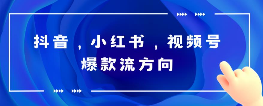 抖音，小红书，视频号爆款流视频制作，简单制作掌握流量密码-小柒笔记