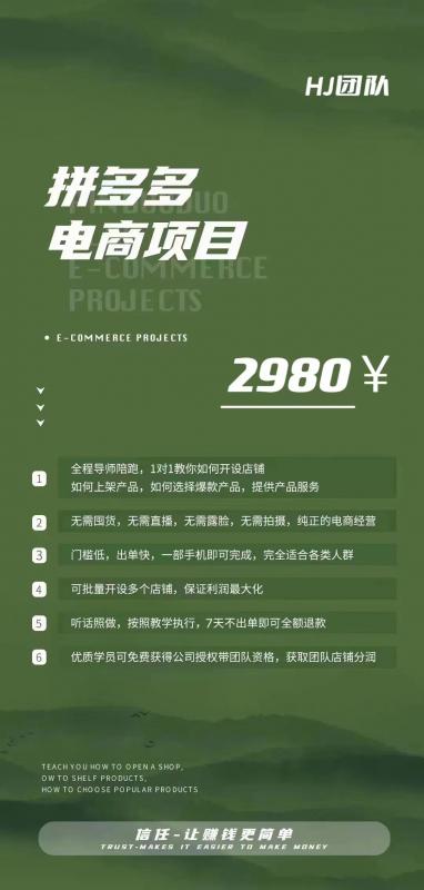 2023拼多多电商项目，稳定一天300～3000+，门槛低，出单快，一部手机即可完成插图5