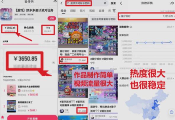 靠蛋仔派对日入3600+，会截图就能做，保姆式教学无脑操作（教程+资料）【揭秘】插图1