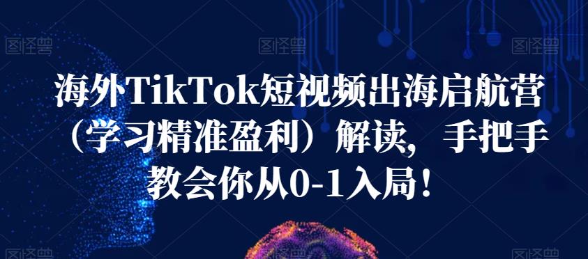 海外TikTok短视频出海启航营（学习精准盈利）解读，手把手教会你从0-1入局！-小柒笔记