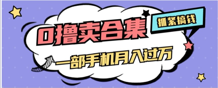 0撸项目月入过万，售卖全套ai工具合集，一单29.9元，一部手机即可【揭秘】-小柒笔记