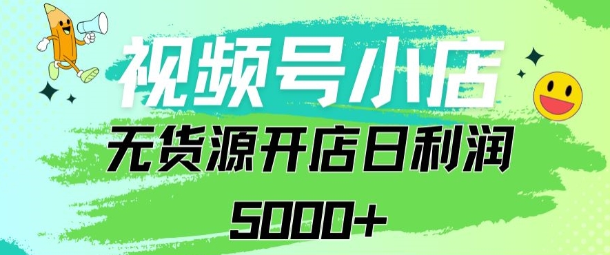 视频号无货源小店从0到1日订单量千单以上纯利润稳稳5000+【揭秘】-小柒笔记