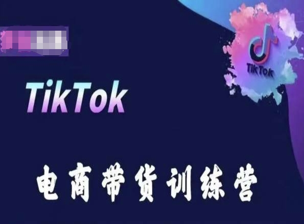 TikTok电商带货训练营，跟随时代潮流，跨境掘金-小柒笔记