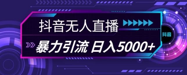 抖音快手视频号全平台通用无人直播引流法，利用图片模板和语音话术，暴力日引流100+创业粉【揭秘】-小柒笔记