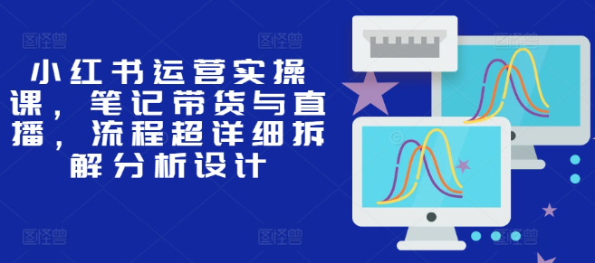 小红书运营实操课，笔记带货与直播，流程超详细拆解分析设计-小柒笔记