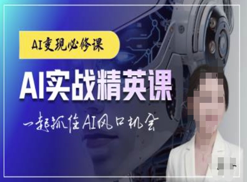 AI实战精英课，chatgptAI实战教程，一起抓住AI风口的机会-小柒笔记